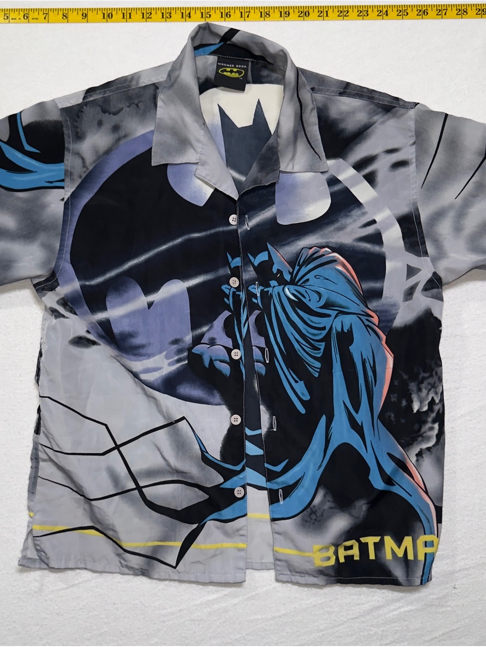 Vintage 2000s Batman comic book button up, super rare
